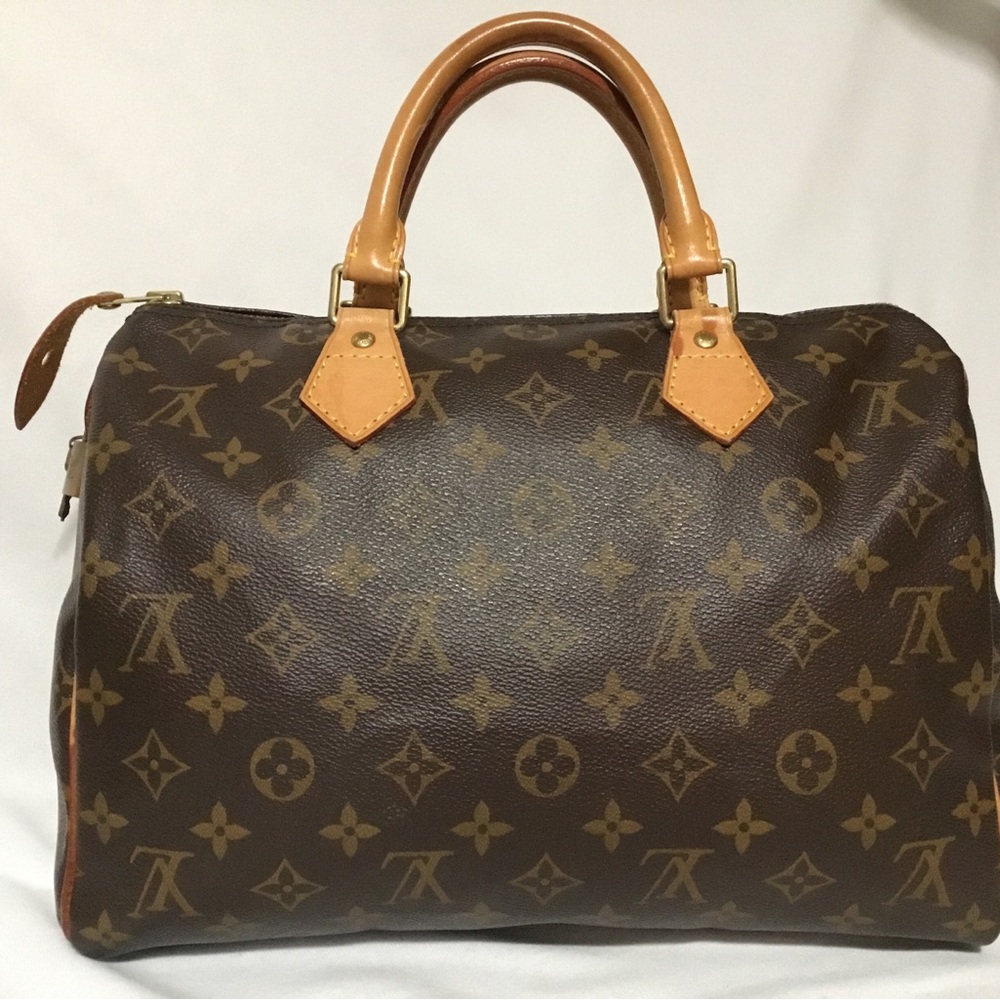 Authentic Louis Vuitton Speedy 30 Boston Bag